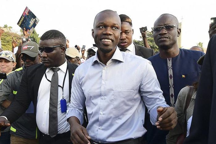 Ousmane Sonko à Dakar, le 19 janvier 2019