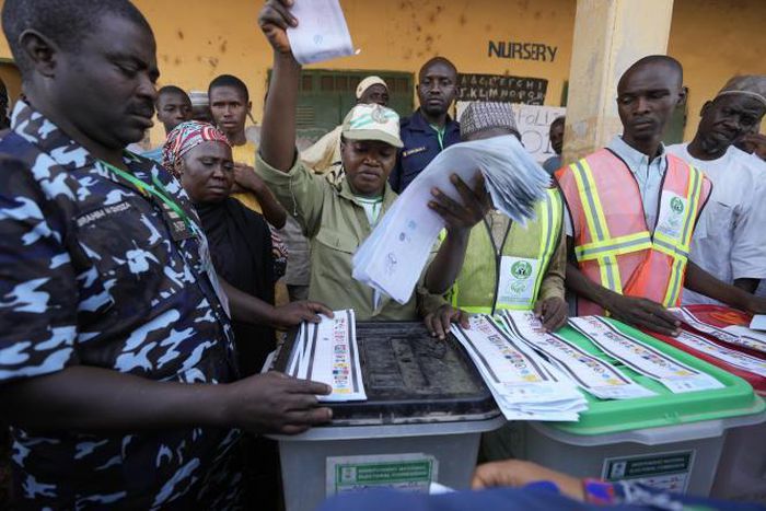 Bureau de vote au Nigeria