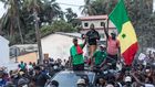 Ousmane Sonko en caravane
