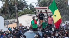 Ousmane Sonko en caravane