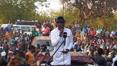 Sonko Ousmane en pleine campagne électorale en 2019