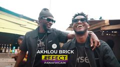 Capture d’écran du clip 'Effet panafricain' de Akhlou Brick