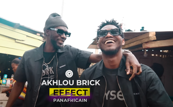 Capture d’écran du clip 'Effet panafricain' de Akhlou Brick