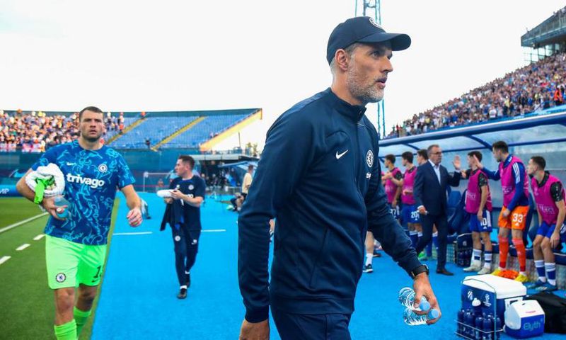 Thomas Tuchel lors du match contre le Dynamo Zagreb- 06-09-2022