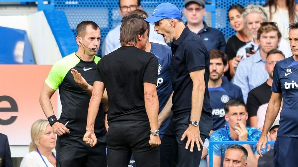 L'altercation avec Conté lors du derby Chelsea vs Totenham