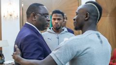 Sadio Mané et Macky Sall