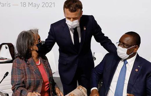 Macky Sall, Macron