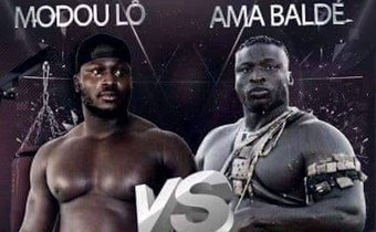 Modou Lô (gauche) vs Ama Baldé