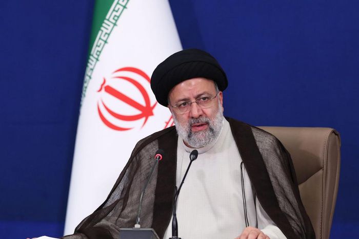 Iranian President Ebrahim Raisi meets the governors and deputies of the East and West Azerbaijan provinces in Tehran, Iran on October 21, 2021.