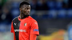 Mbaye Niang sous les couleurs du Stade Rennais (Ligue 1)