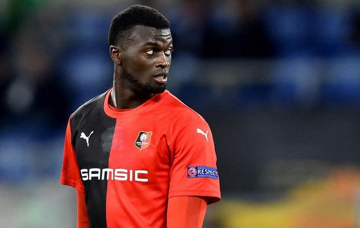 Mbaye Niang sous les couleurs du Stade Rennais (Ligue 1)