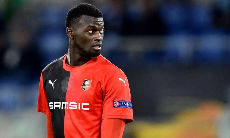 Mbaye Niang sous les couleurs du Stade Rennais (Ligue 1)