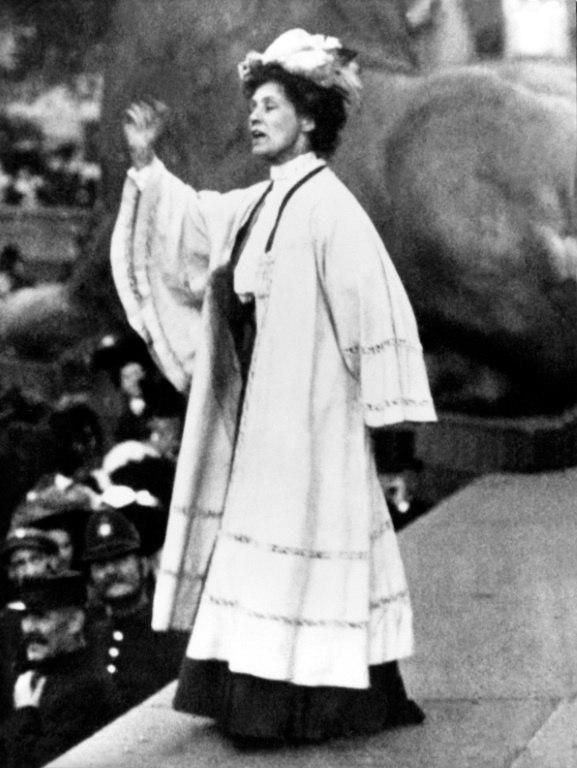Emmeline Pankhurst, fondatrice du mouvement des suffragettes britanniques, a été emprisonnée et libérée à 11 reprises.