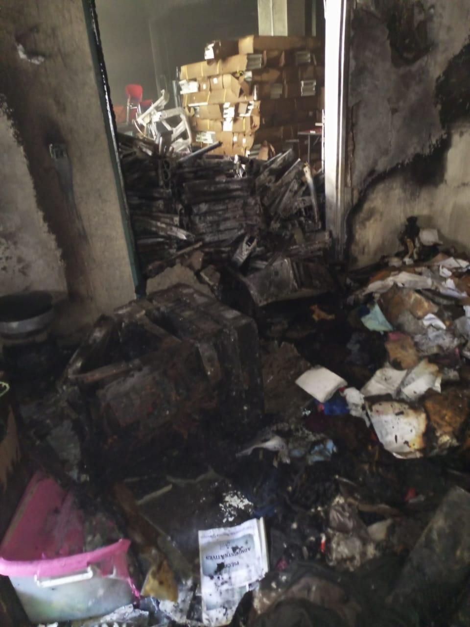 Incendie au tribunal de Dakar