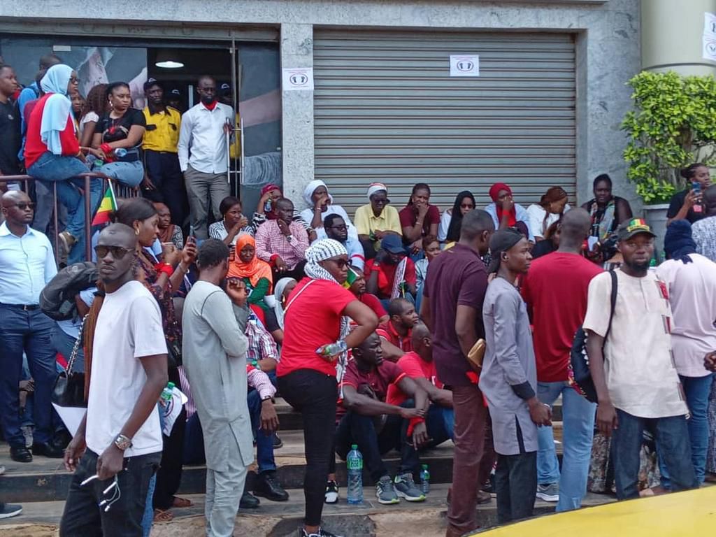 Rassemblement des travailleurs d'Expresso
