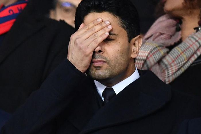 Nasser Al-Khelaïfi en colère après la défaite du PSG hier soir