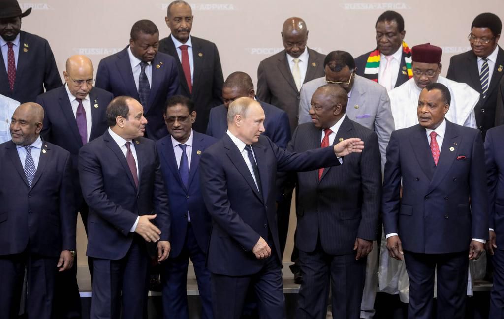 Lors du sommet Afrique-Russie d'octobre 2019 à Sotchi (Reuters)