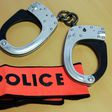 Police arrestation handcuffs