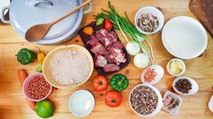 ingrédients mbaxalou Saloum