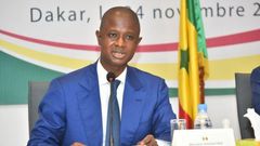 Antoine Félix Diome face à la presse le 24 novembre 2020