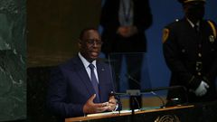 Macly Sall, lors de l'AG de l'ONU le 20 septembre 2022, à New York PHto AMR ALFIKY Reuters