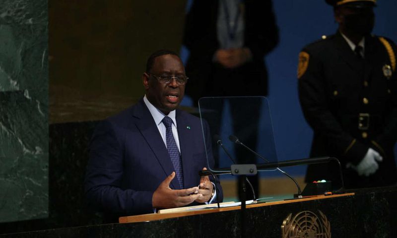 Macly Sall, lors de l'AG de l'ONU le 20 septembre 2022, à New York PHto AMR ALFIKY Reuters