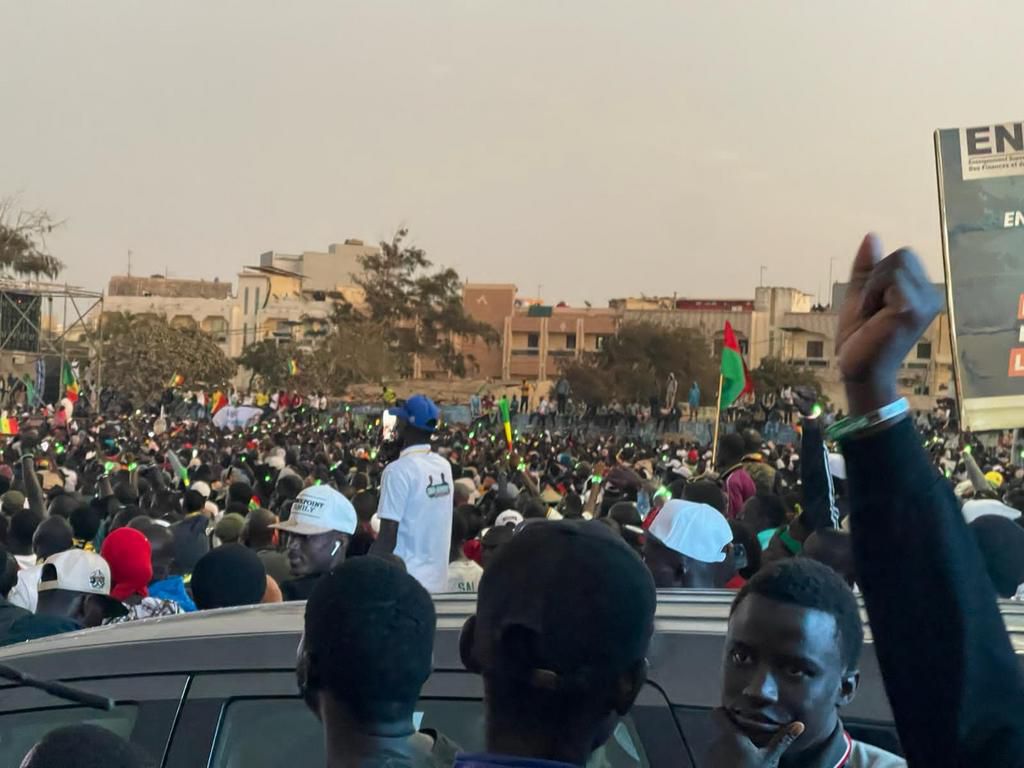 Meeting de la coalition Diomaye Président