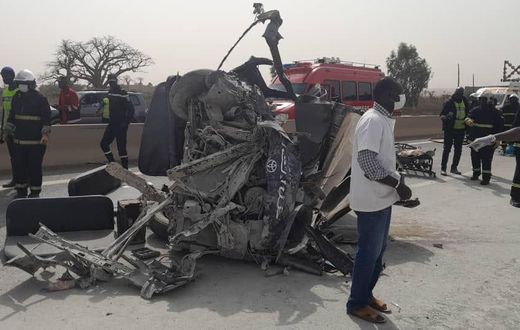 Accident sur l'autoroute à péage, jeudi 9 février 2022.