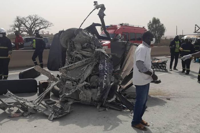 Accident sur l'autoroute à péage, jeudi 9 février 2022.