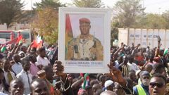 Rassemblement de soutien au capitaine Ibrahim Traoré