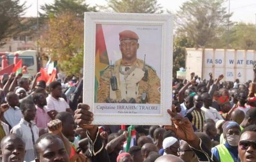Rassemblement de soutien au capitaine Ibrahim Traoré