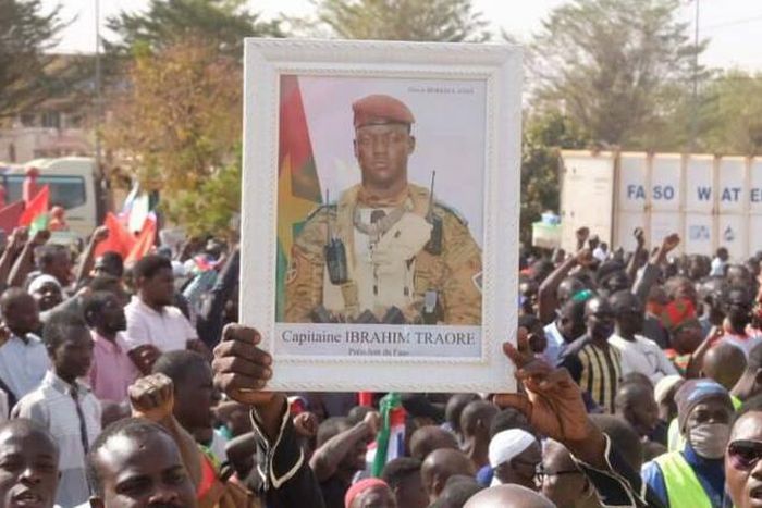Rassemblement de soutien au capitaine Ibrahim Traoré