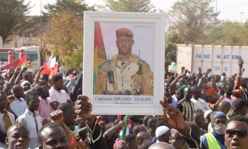 Rassemblement de soutien au capitaine Ibrahim Traoré