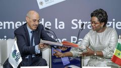 Président de la BISD Dr Muhammad Al Jasser et ministre Oulimata Sarr