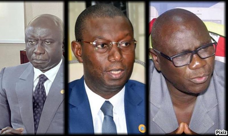 Idrissa Seck, Daouda Ndiaye et Jean Baptiste