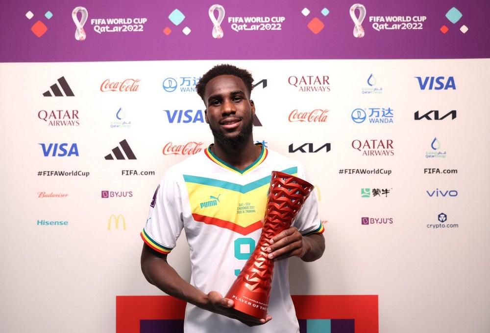 Buteur contre le Qatar, vendredi 25 novembre 2022, Boulaye Dia a été désigné Homme du match après la victoire [3-1] du Sénégal face au pays organisateur pour son 2e match de la phase de poule de la Coupe du monde FIFA 2022.
