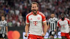 Harry-Kane-fete-son-but-lors-de-Bayern-Munich-Manchester-United-4-3-1ere-journee-de-la-Ligue-des-champions-le-20-septembre-2023
