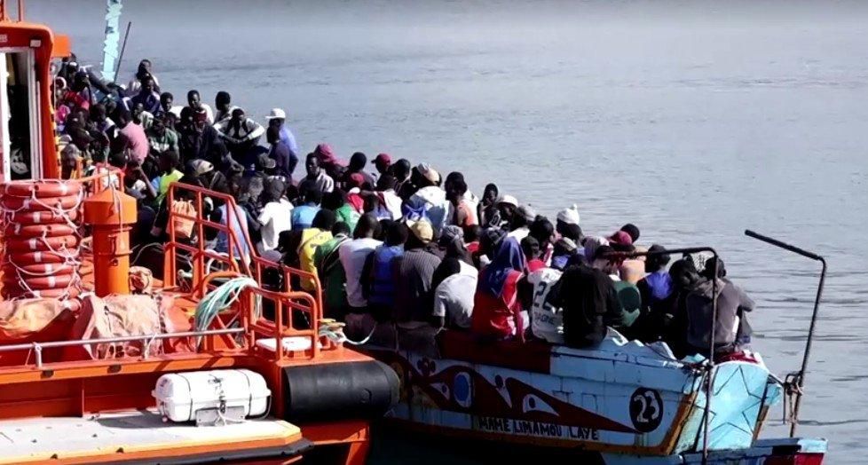 Plus de 160 migrants secourus au large de Grande Canarie, le 4 septembre 2023. Crédit : Reuters