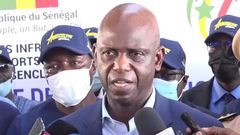 Mansour Faye, ministre sénégalais des Infrastructures, des Transports terrestres et du Désenclavement.