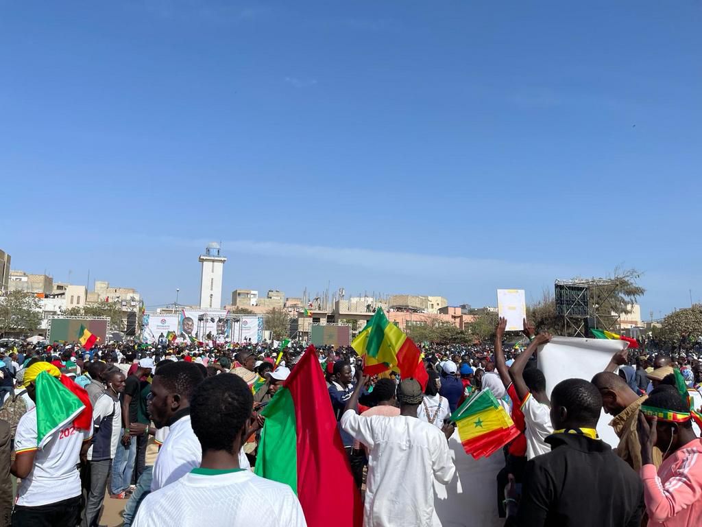 Meeting de la coalition Diomaye Président