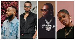Davido, Kizz Daniel, Burna Boy, Tiwa Savage