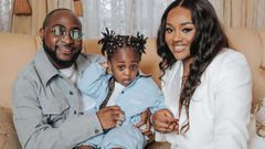 Davido, Chioma et leur fils Ifeanyi