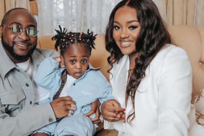 Davido, Chioma et leur fils Ifeanyi