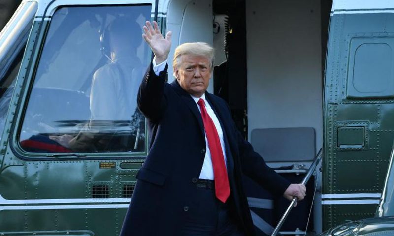 Trump a quitté la Maison blanche