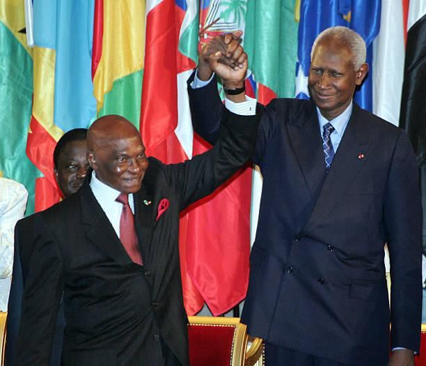 Abdoulaye Wade et Abdou Diouf