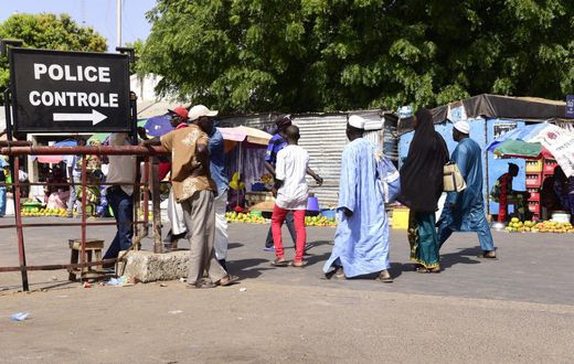 Frontiere Senegal Gambie