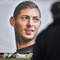A portrait of Emiliano Sala displayed at Nantes