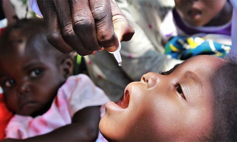 Campagne de vaccination contre la poliomyélite (illustration)