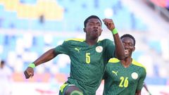 Celebration de Lamine Camara