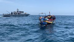 Patrouille marine nationale contre la migration irreguliere